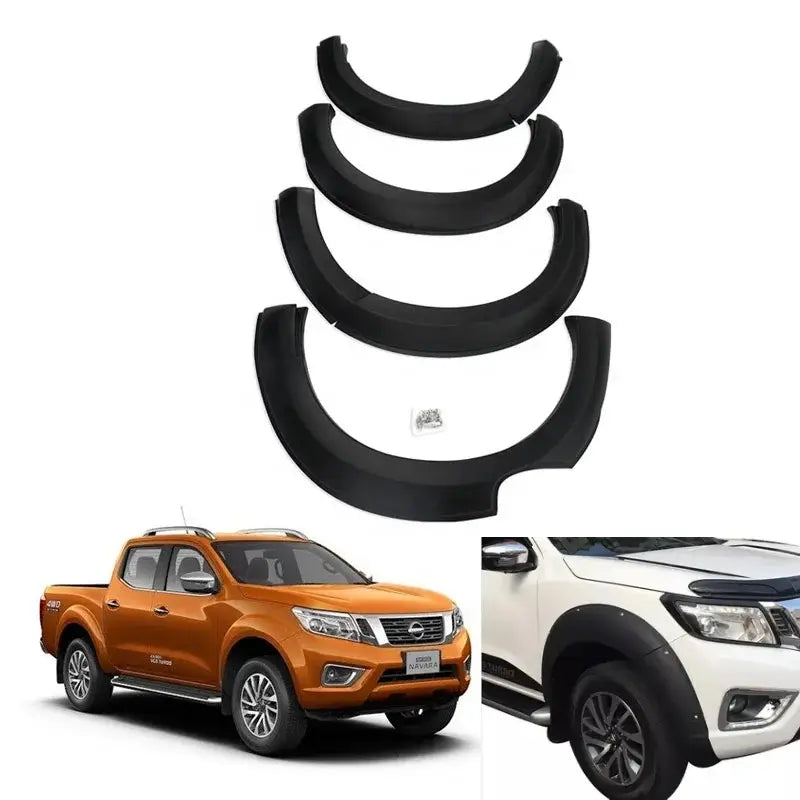 Fender Flares Pocket Style Guard Cover 6 inch to suit Nissan Navara NP300 2015-2021