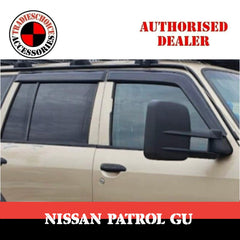 Premium Weather Shields Weathershields for Nissan Patrol GU Y61 1998-2016