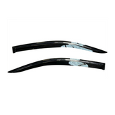 Weathershields, Weather shields for Colorado Extra cab 2012+ 4pcs Tinted Black