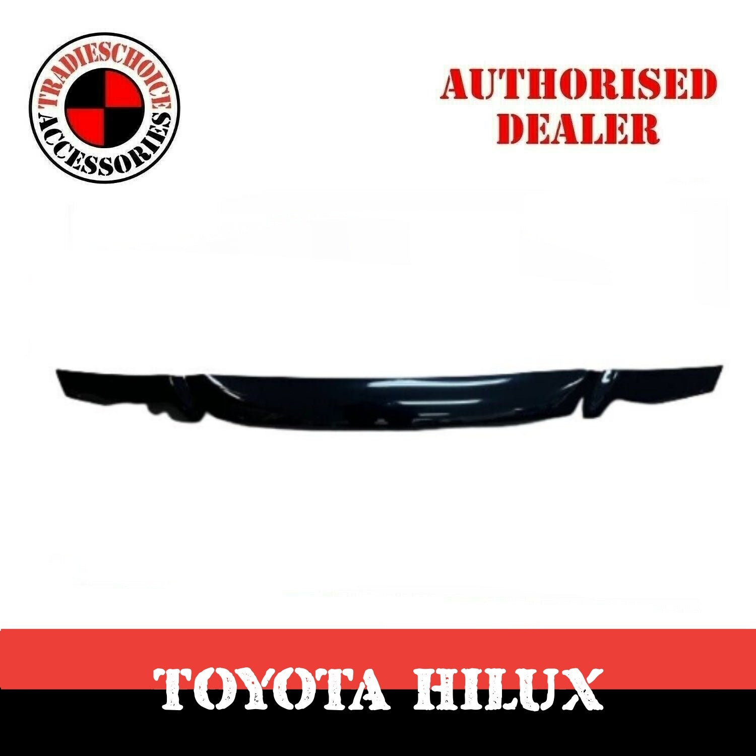 Bonnet Protector for Toyota Hilux 2002 - 2005 Black Guard Against Stone Chips