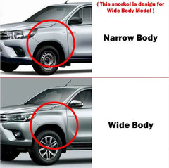 TRADIESCHOICE Premium Snorkel Kit for Toyota Hilux N80 SR5 Rogue (Narrow Body) | 2021–2025 Models