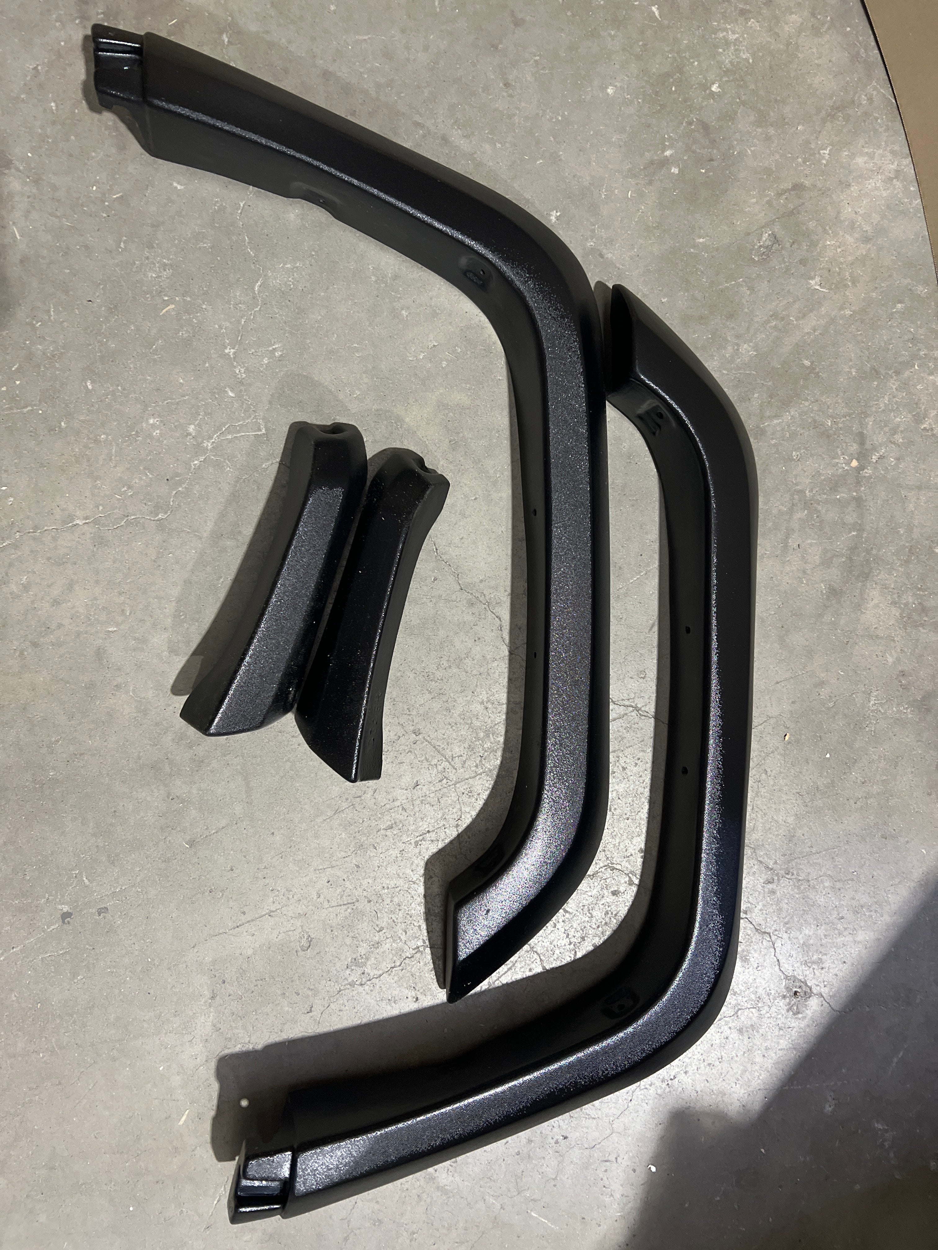 Fender Flares to suit Toyota Landcruiser 79 series 2007-2022 GXL Front Kit Texture Black