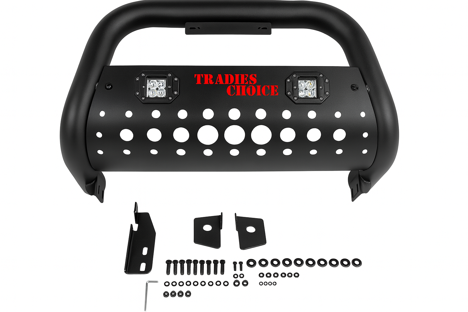 NOVABar Nudge Bar to Suit Isuzu Dmax 2015+ | Matte Finish | Steel Construction