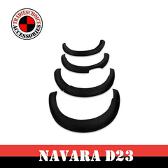 Fender Flares Pocket Style Guard Cover 6 inch to suit Nissan Navara NP300 2015-2021