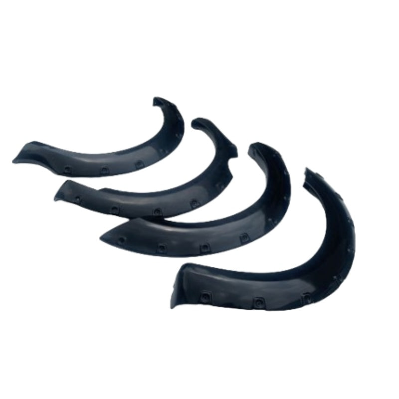 POCKET FENDER FLARES WITH SUITABLE FOR NISSAN NAVARA D40 08-14 WHEEL BLACK ST ST-X
