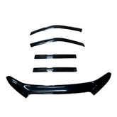 Bonnet Protector + Window Visors Weather shields to suit Forester 12-18