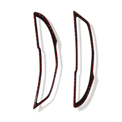 Headlight Head light Covers For Mazda BT-50 2020- 2024 Matte Black Trims