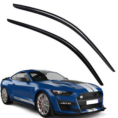 Slimline Weathershields, Weather Shields for Ford Mustang Coupe Window Visors Sun