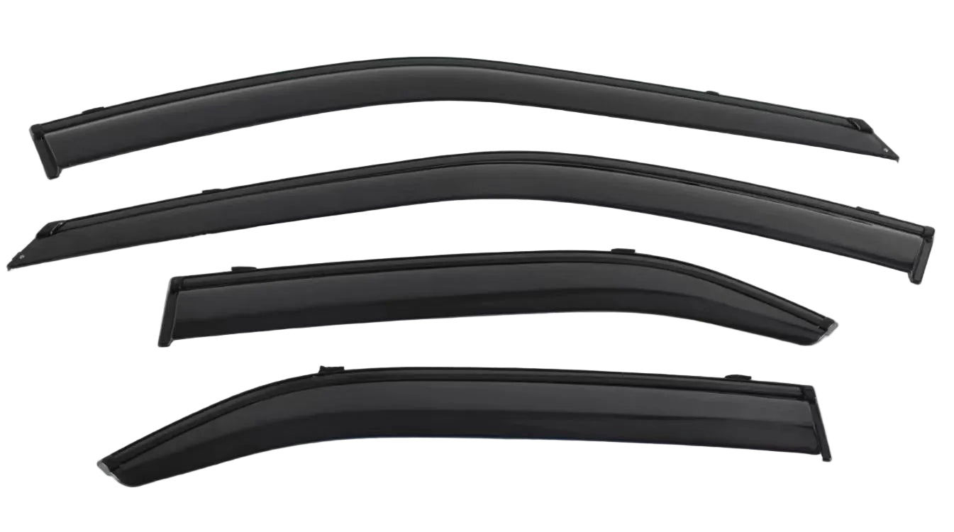 Weathershields Window Visors for Suzuki Swift FZ 2005-2010 | 4-Piece Slimline Smoke Tint Set