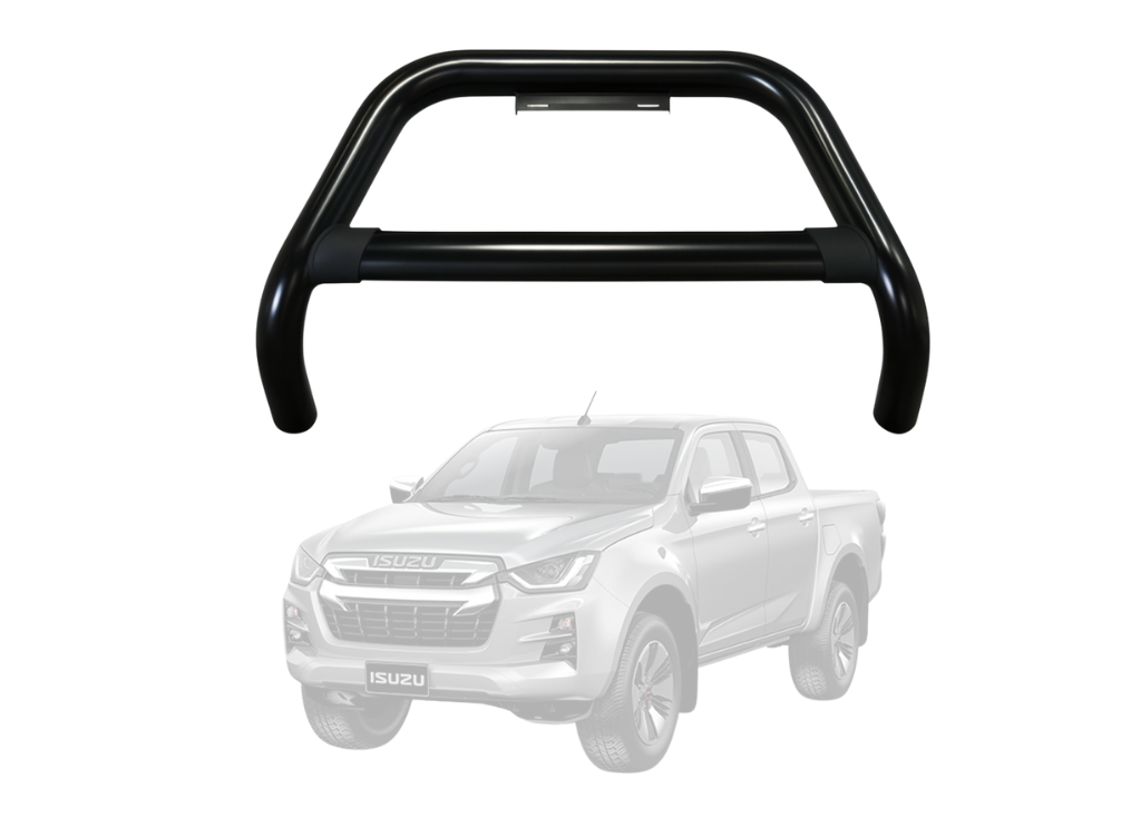 Black Nudge Bar to Suit Isuzu Dmax 2021+ | Matte Finish | Steel Construction