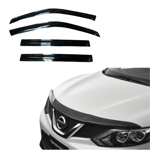 Bonnet Protector & Weathershields to Suit Nissan Qashqai J11E (2014–2016)