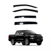 TRADIESCHOICE Weather Shields Window Visors for Mitsubishi Triton MV 2023-2025 | Enhance Style and Comfort
