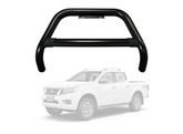 Black Nudge Bar to Suit Nissan Navara 2015–2020 | Matte Finish | Steel Construction