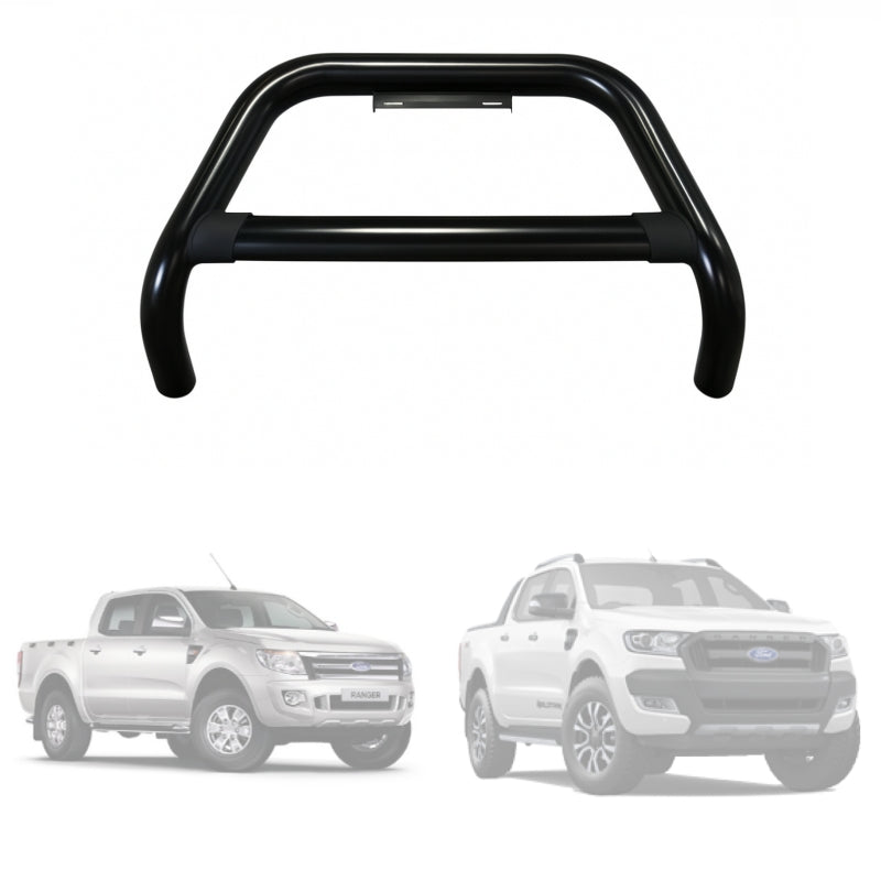 Black Nudge Bar to Suit Ranger PX I II 2012-2018 | Matte Finish | Steel Construction