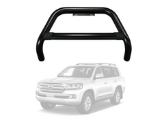 Black Nudge Bar to Suit Toyota LC200 2017–2021 | Matte Finish | Steel Construction