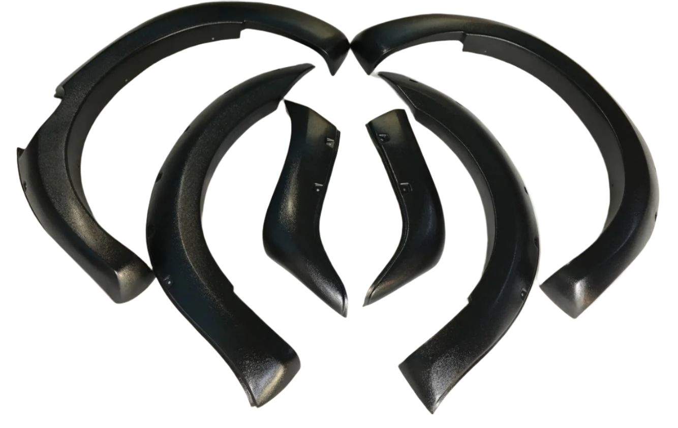 Jungle Fender Flares Matte Black Guard Trim | Fits Ford Ranger PX 1 2 3 (2012-2021)