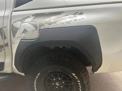 Fender Flares Wheel Arch Matte Black For Toyota Hilux SR SR5 OEM 2021-2024