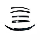 Bonnet Protector and Weathershields for Honda Accord 2013-2017 Black Guard Against Stone Chips