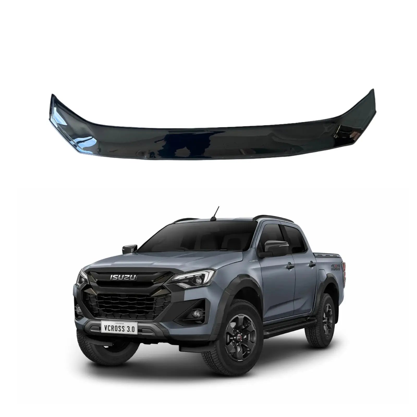 Bonnet Protector For Isuzu D-MAX 05/2024 - Current Dmax Black Durable Guard
