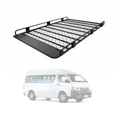 Aluminium Tradesman Roof Rack For Toyota Hiace 1988-18 Alloy 2400x1464mm - 40cm brackets
