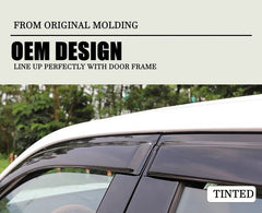 4 PCS Weather shields Weathershields Sun Visors for Nissan X-TRAIL T33 2023-2024
