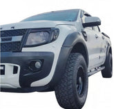 Matt Black OEM Fender Flares Black Guard Trim Fits To Ford Ranger PX1 2012-2015