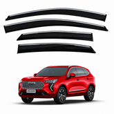 Weathershields Window Visors for Haval Jolion 2021 Onwards | 4-Piece Slimline Smoke Tint Set