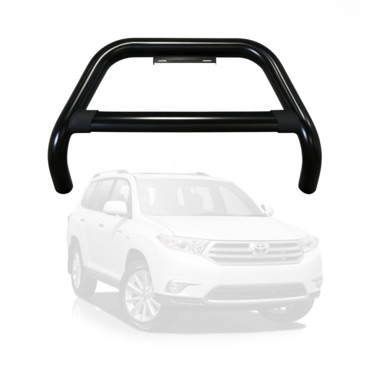 Black Nudge Bar to Suit Toyota Kluger 2007-2011 | Matte Finish | Steel Construction