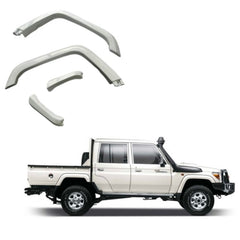 6pcs Fender Flares to suit Toyota Landcruiser 79 series 2007-2022 Workmate GXL DUAL CAB Kit