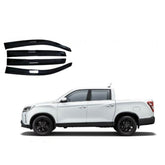 Weather shields 4pcs for 2018-2024 Ssangyong Musso Premium Quality