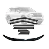 Mitsubishi Outlander Bonnet Protector & Weathershields Combo 2021–2025 | Full Protection Kit