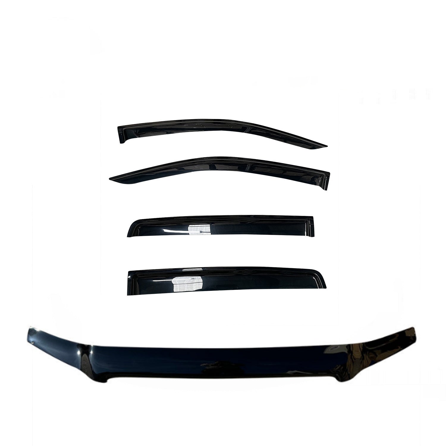 Bonnet Protector Guard + Window Visors to suit Ford Ranger PJ 2007 - 2009