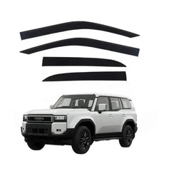 Toyota LandCruiser Prado 250 Bonnet Protector & Weathershields Combo 2024+ | Full Protection Kit