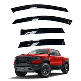 TRADIESCHOICE Weathershields for Dodge Ram 1500 2020 onwards | Window Door Visors for Style and Protection