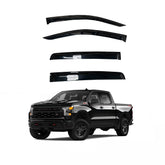 TRADIESCHOICE Weathershields for Chevrolet Silverado 2020 onwards | Window Door Visors for Style and Protection