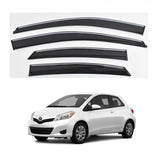 Weathershields Window Visors for Toyota Yaris Hatchback 2011–2020 | 4-Piece Slimline Smoke Tint Set