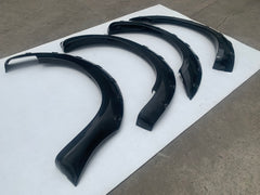 POCKET FENDER FLARES WITH SUITABLE FOR NISSAN NAVARA D40 08-14 WHEEL BLACK ST ST-X