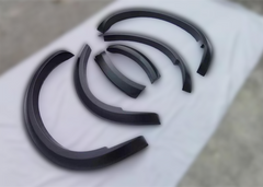 MATTE BLACK SLIM OEM FENDER FLARES SUITS NISSAN NAVARA NP300 D23 2020-2023 SMOOTH FINISH