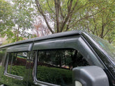 Luxury Weather Shields Weathershields Window Visors for Wrangler JL 2018+ Tinted