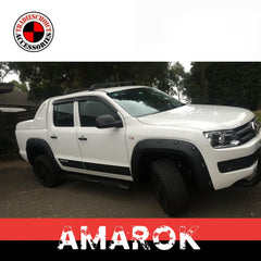 Fender Flares Wheel Arch Matte Black For VW Volkswagen Amarok 09-15 Pocket Style