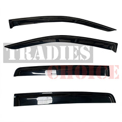 Weathershields Weather Shield fits Colorado RG Dual Cab 2012-2021