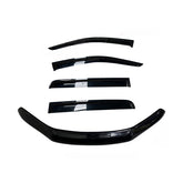 Bonnet Protector + Window Visor Weather Shields to suit Toyota Fortuner 2015-2020