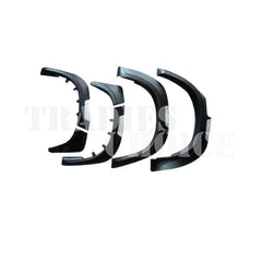LUXURY FENDER FLARES SUITS MITSUBISHI TRITON MR 2019 2020 2021 2022 BLACK