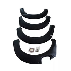 JUNGLE FENDER FLARES MATTE BLACK GUARD TRIM FITS FORD RANGER PX3 T8 2018 2019+ without sensor holes