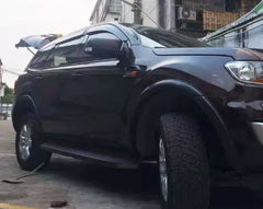 OEM MATTE BLACK FENDER FLARES FOR FORD EVEREST 2016 2017 2018 2019 + with Sensor Holes