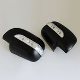 Matte Black Mirror Cover Indicators to suit Toyota Hilux Workmate SR SR5 15-24