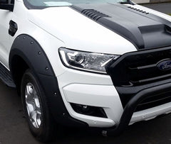 Bonnet Scoop Hood Raptor Style to suit Ford Ranger PX2 PX3 T7/8 15-20 Matte Black