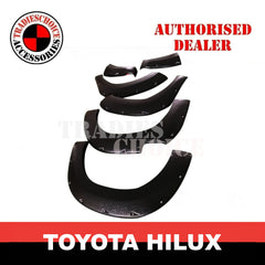 Heavy Duty Fender Flares Wheel Arch For Toyota Hilux 2015-2018 SR5 Pocket Style Texture Black