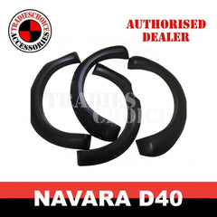 Heavy Duty Fender Flares Guard Arch Cover to suit Nissan Navara D40 Thai Build 2005 - 2015