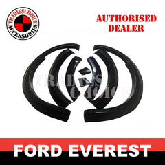 OEM Fender Flares Guard Arch Cover to suit Ford Everest 2015 2016 2017 2018 Black